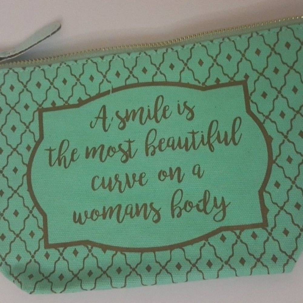 Shabby Chic Green Vintage cosmetic/pencil case